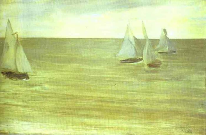 James Abbott Mcneill Whistler Trouville Norge oil painting art